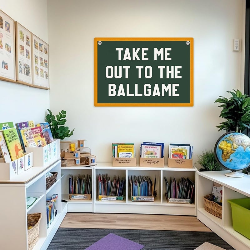XFN Sports Room Decor for Boys, Baseball Basketball Wall Decor Banner, Wall Hanging Banner Flag, Inspirational Game Day Wall Flag Home Playroom Boys Room Decor, Banner for Room - Image 3